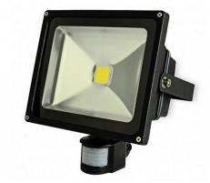 OEM Proiector COB-LED exterior 100W alb rece cu senzor PIR