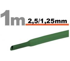 Handy Tub termocontractibil Verde • 2,5 / 1,25 mm