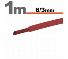 Handy Tub termocontractibil Rosu • 6 / 3 mm