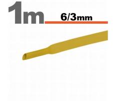 Handy Tub termocontractibil Galben • 6 / 3 mm