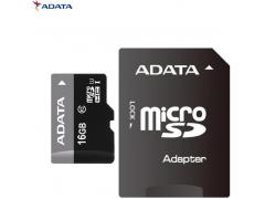 OEM Card de memorie Adata microSDHC AUSDH16GUICL10-RA1, 16GB, Clasa 10 + adaptor SD