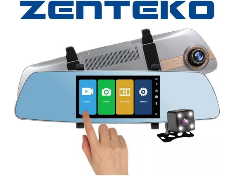 Zenteko Camera Auto Oglinda Offroad Zenteko Full HD cu touchscreen SM 502CM