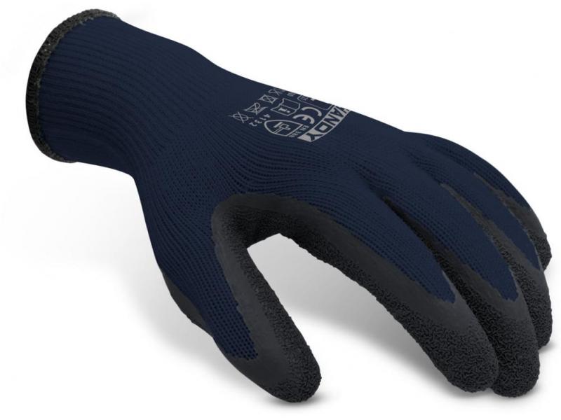 Handy Set mănuşi de protecţie cu acoperire latex, L 12 per./set