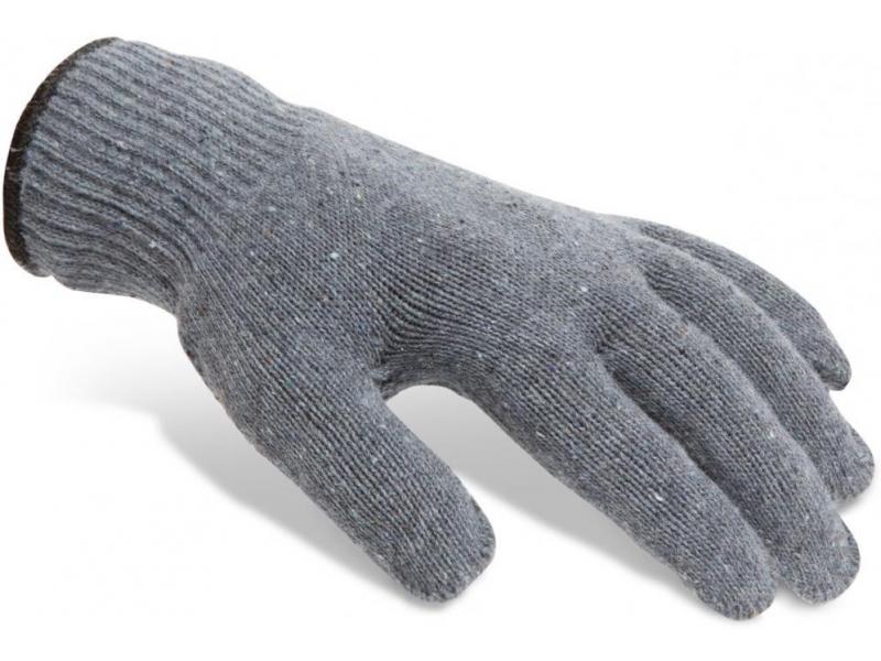 Handy Mănuşi antiglisante din bumbac, cu buline PVC, L, 12 per. /pachet