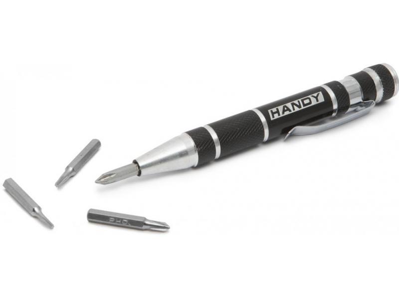 Handy Set surubelnite de precizie, cu maner tip toc, 10 piese