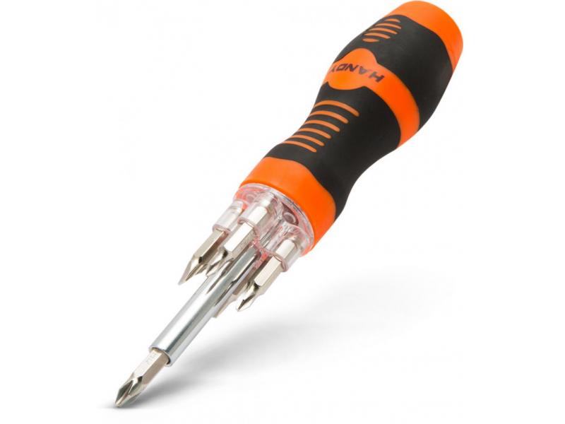 Handy Şurubelniţă cu LED încorporat, 5 bituri