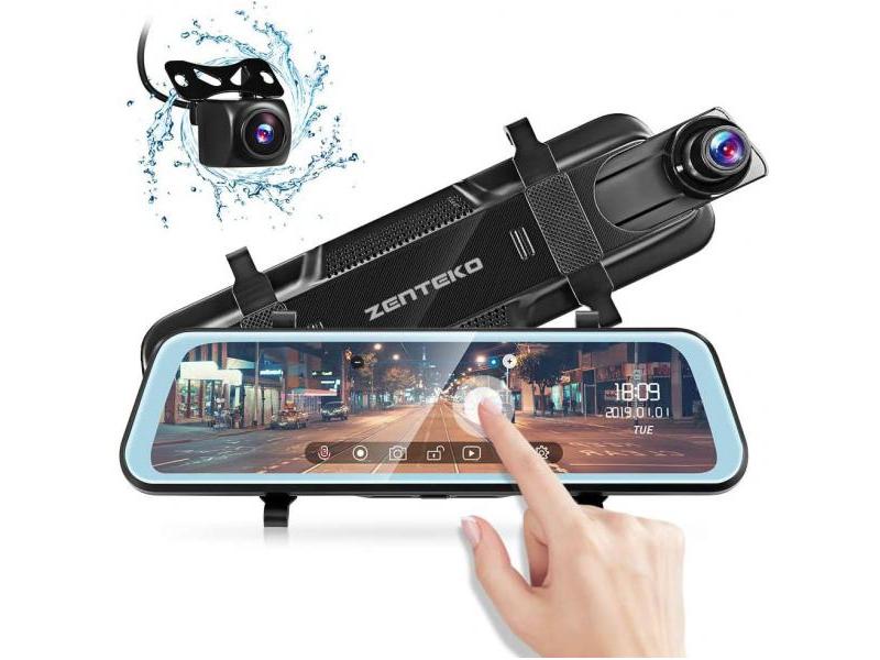 Zenteko Camera Auto Oglinda Offroad Zenteko Full HD cu touchscreen SM1012CM