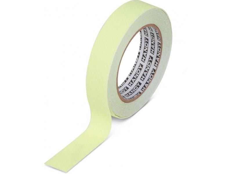 Handy Banda adeziva, antiglisanta - 5m x 25 mm - fosforescenta