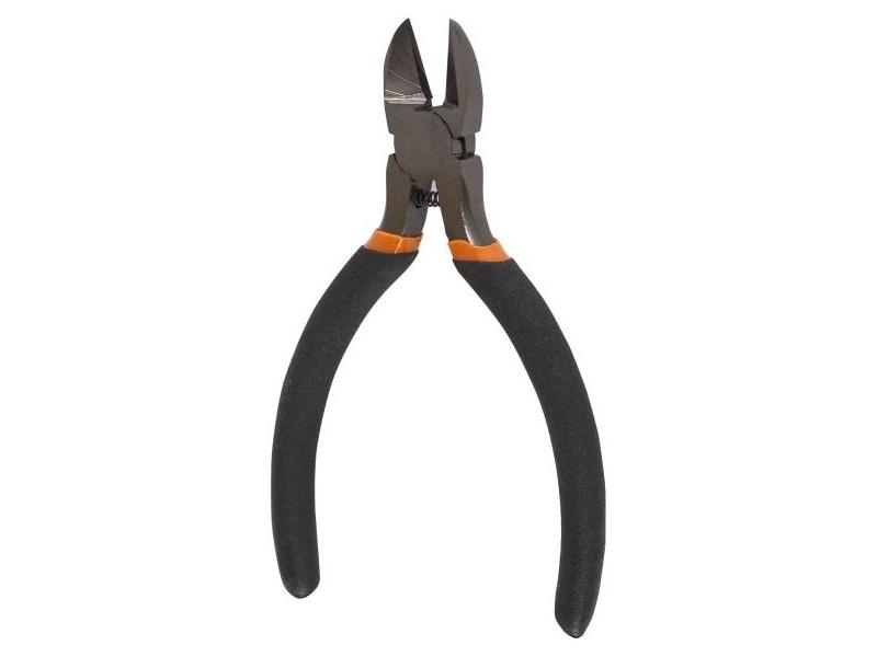 Handy Cleste cu cioc oblic, maner cauciucat 115 mm