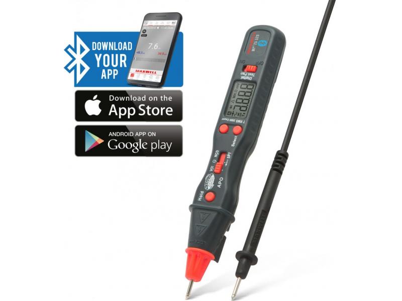 Maxell Multimetru digital SMART cu conexiune Bluetooth - model stilou