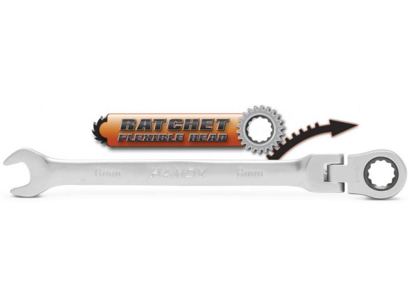 Handy Cheie fixa cu clichet si cap rabatabil 14 mm