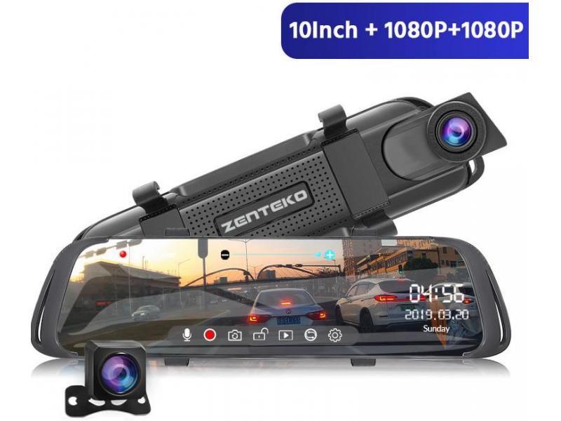 Zenteko Camera Auto Oglinda Offroad Zenteko Full HD cu touchscreen SM1041CM