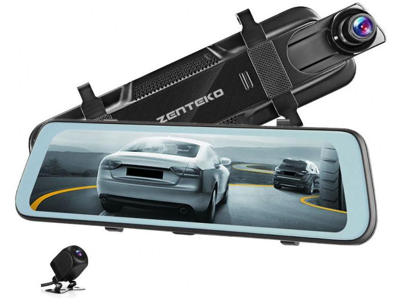 Zenteko Camera Auto Oglinda Offroad Zenteko 2K + Full HD cu touchscreen SM1037CM
