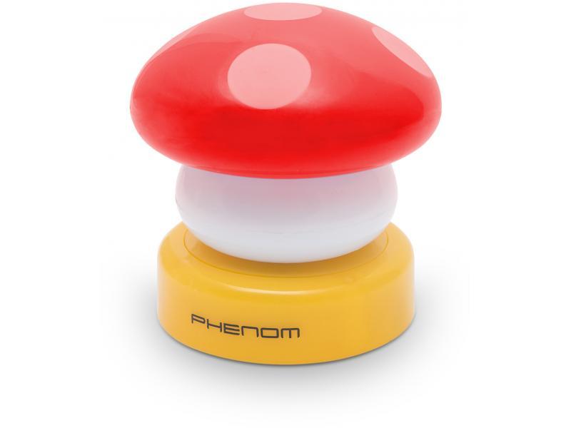 Phenom Lampa LED, model Ciuperca rosie