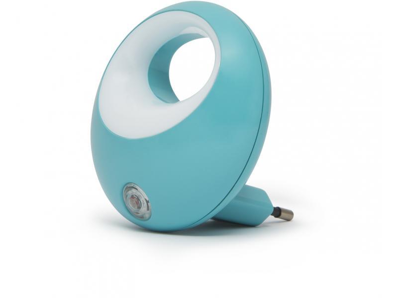 Phenom Lampa de veghe cu LED si senzor de lumina - albastra