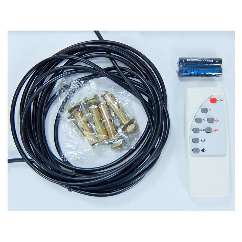 OEM Proiector LED exterior 10W alb rece cu panou solar JD-8810
