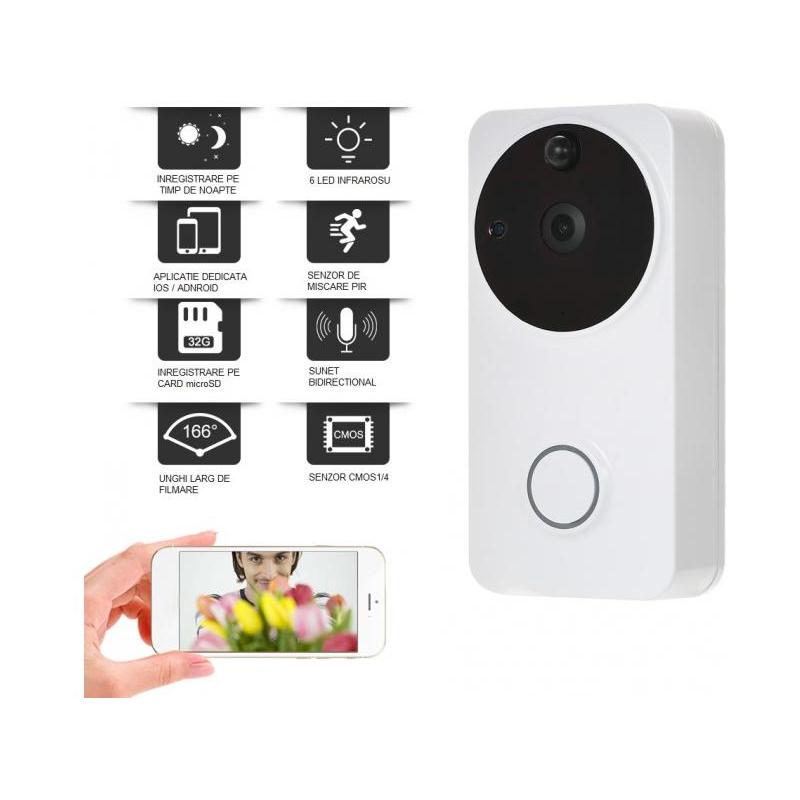 OEM Sonerie Cu Camera Wireless IP SMDB02