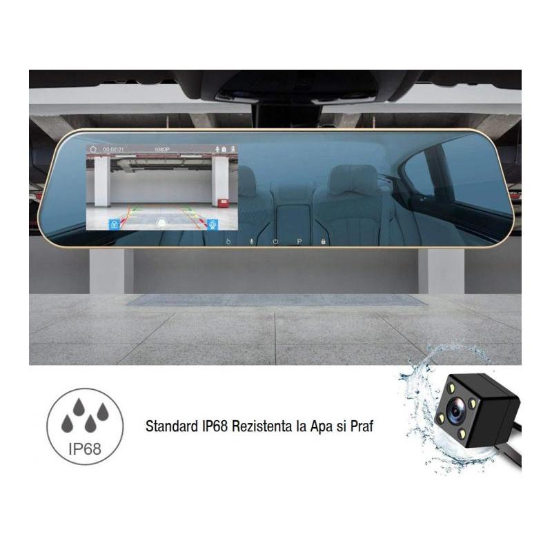 Zenteko Camera Auto Oglinda Offroad Full HD Zenteko Premium cu Tracker GPS SM720