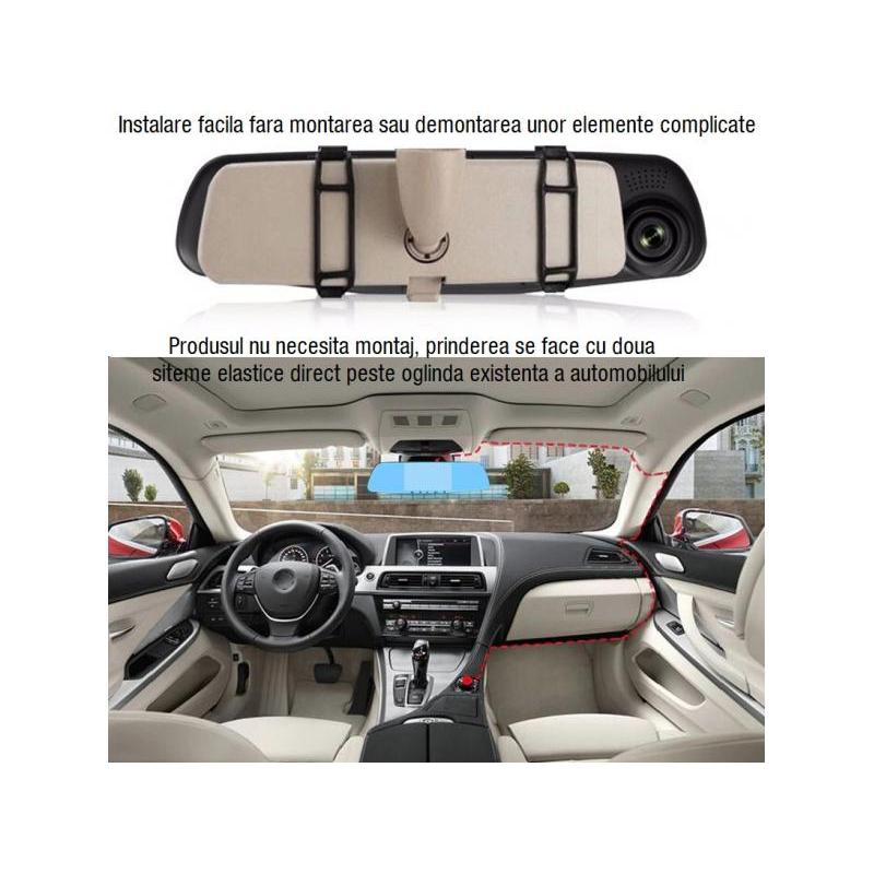 Zenteko Camera Auto Oglinda Offroad Full HD Zenteko Premium cu Tracker GPS SM710