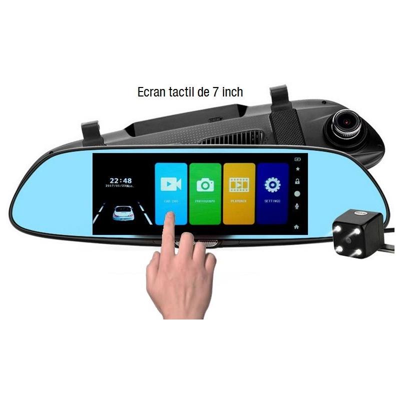Zenteko Camera Auto Oglindă Offroad Zenteko Full HD Touch ecran 7 inch SM700