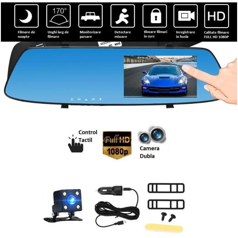 OEM Camera Auto Oglinda Offroad Full HD cu touchscreen SM430