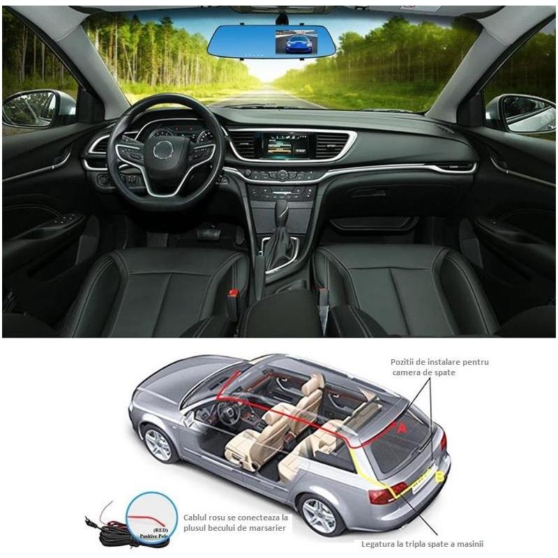 OEM Camera Auto Oglinda Offroad Full HD cu touchscreen SM430