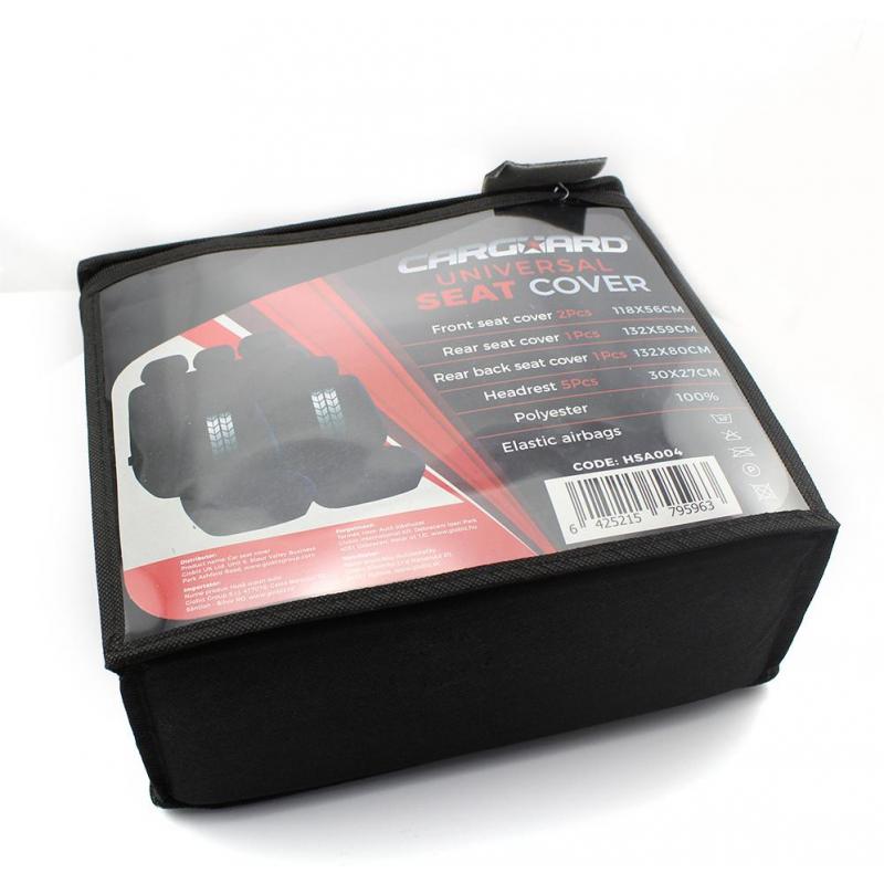 Carguard Huse Scaune Auto Universale - Black