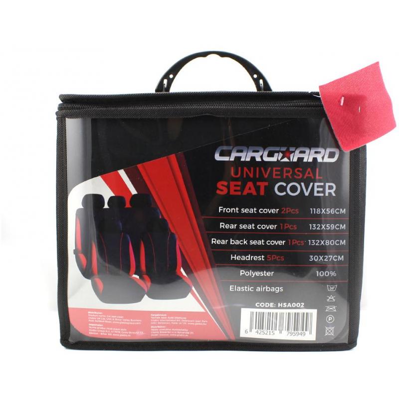 Carguard Huse Scaune Auto Universale - Red