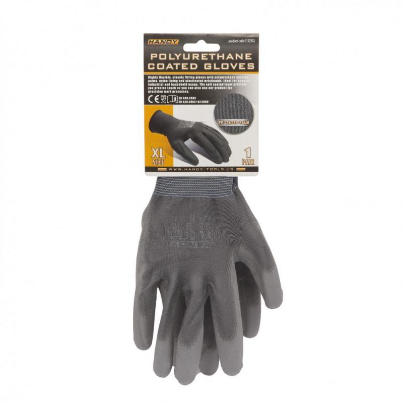 Handy Manusi pt. operatii de montaj, poliuretan, 12 per./pach. XL