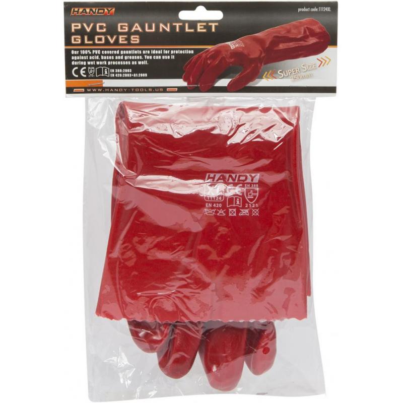 Handy Manusi imersate in PVC, 350 mm, 12 per./pach. XL
