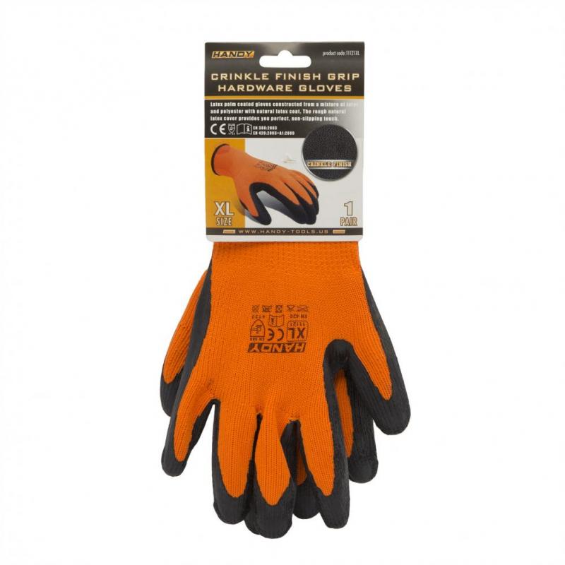Handy Manusi pt. operatii de montaj cu acoperire latex, 12 per./pach. XL