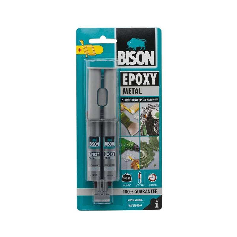 BISON Adeziv de tip epoxid colorat metalic
24ml