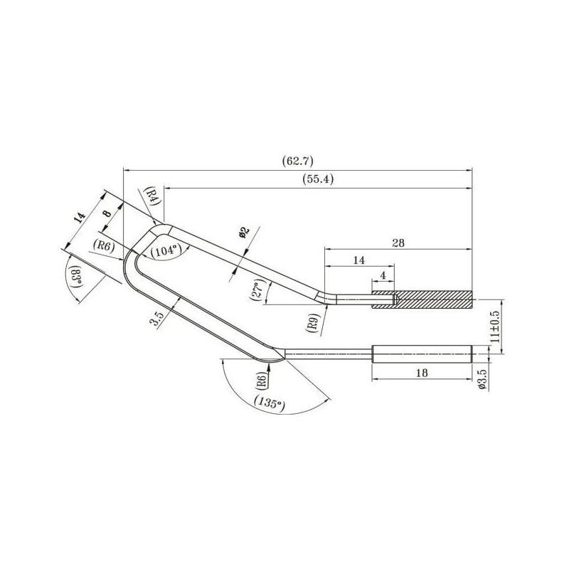 Fahrenheit Varf ciocan de lipit taietor pt. lipire 280212buc/blister