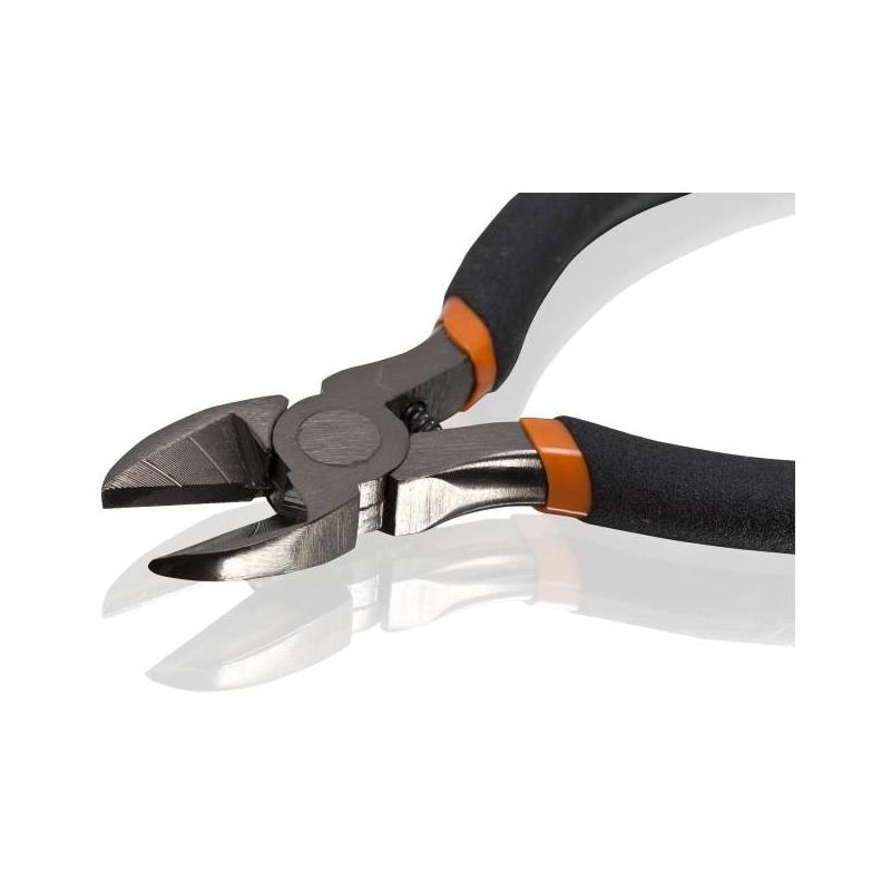 Handy Cleste cu cioc oblic, maner cauciucat 115 mm
