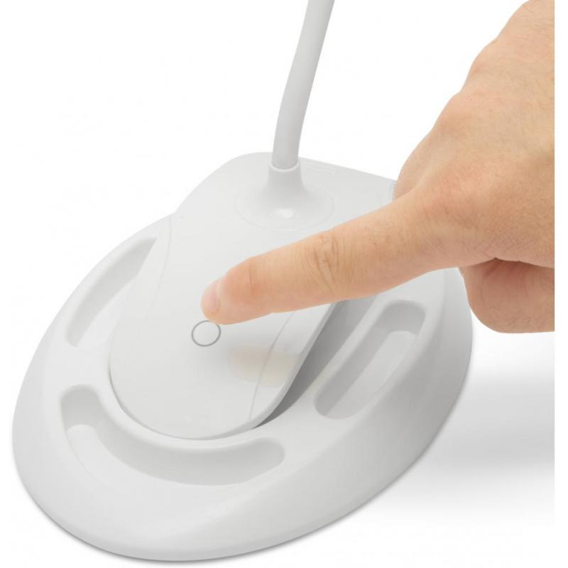Handy Lampa de masa LED cu lupa si intrerupator tactil, cu acumulator