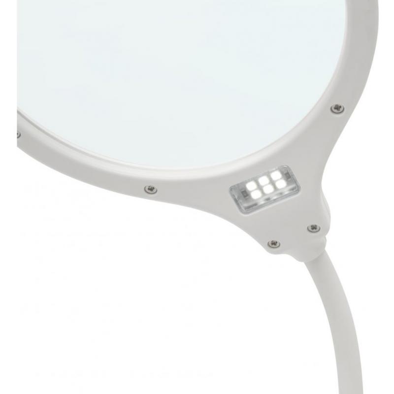 Handy Lampa de masa LED cu lupa si intrerupator tactil, cu acumulator