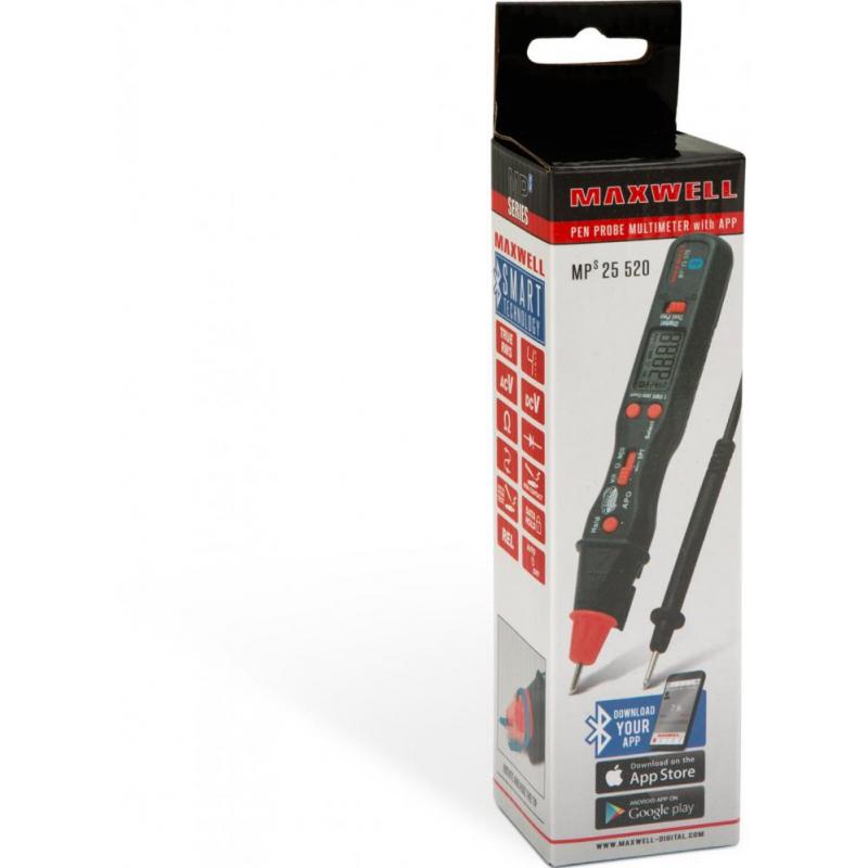 Maxell Multimetru digital SMART cu conexiune Bluetooth - model stilou