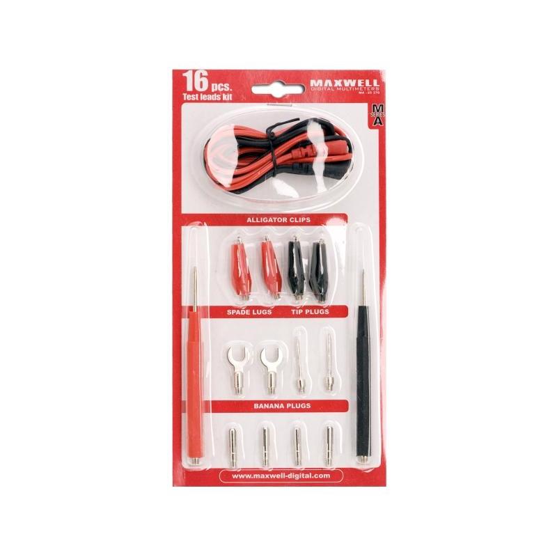 Maxwell Set cablu de masurare, 16 piese