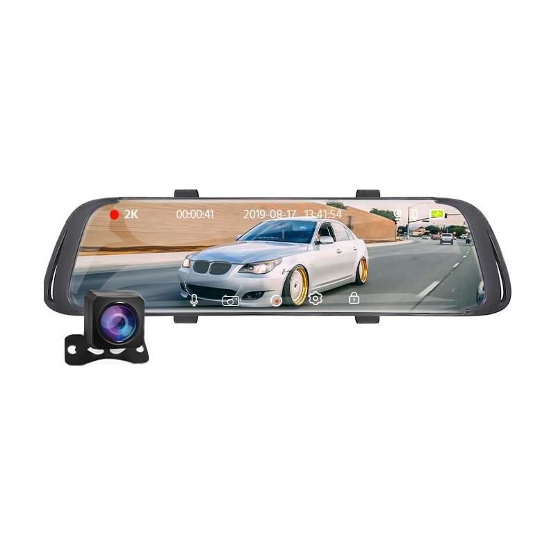Zenteko Camera Auto Oglinda Offroad Zenteko 2K + Full HD cu touchscreen SM1042CM