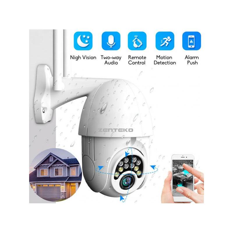 Zenteko Camera IP Wireless FullHD de Exterior Zenteko SM-KBX3