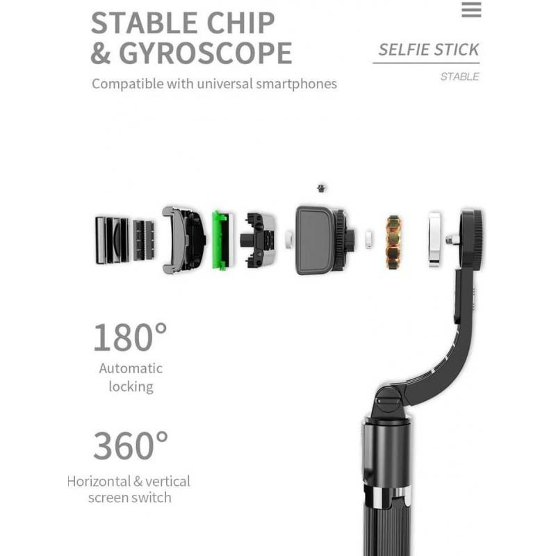 OEM Selfie Stick Gimbal stabilizare orizontala SM-SLSL08 telecomanda
