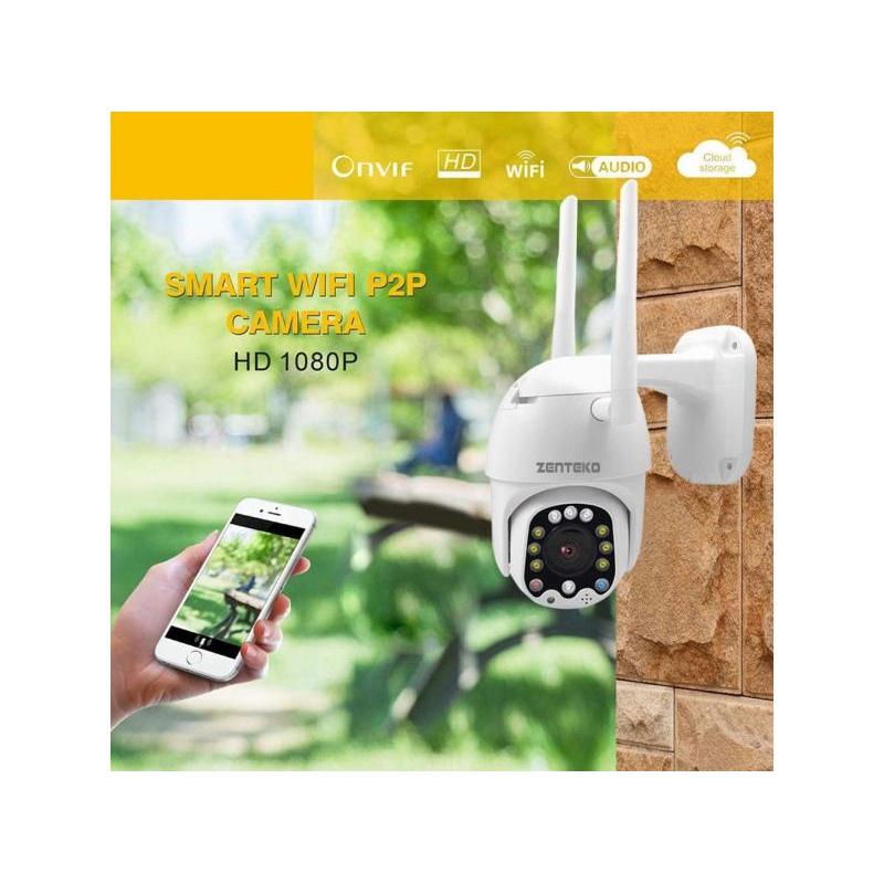 Zenteko Camera IP Wireless FullHD de Exterior ZENTEKO SM-KBA1