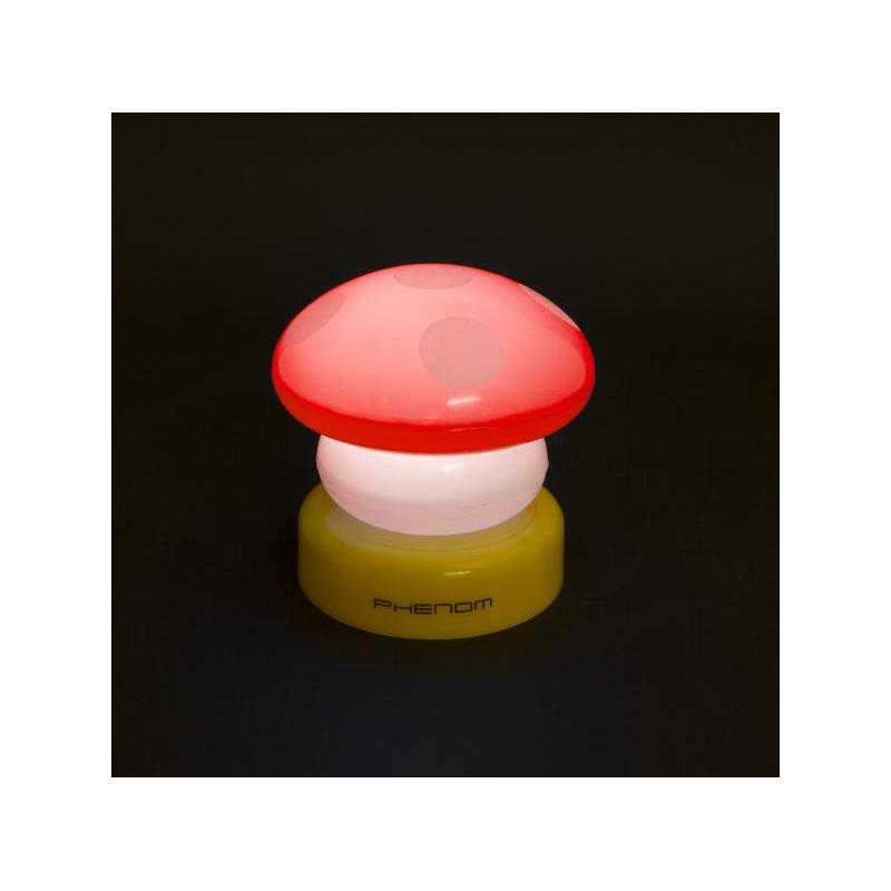 Phenom Lampa LED, model Ciuperca rosie