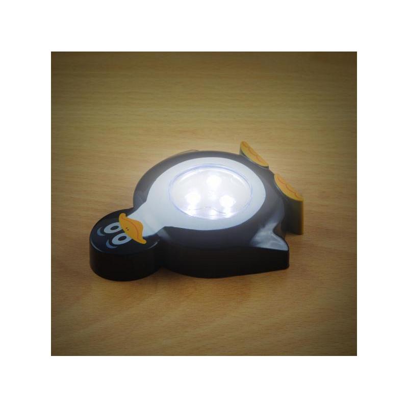 Phenom Lampă de veghe cu buton, model Pinguin