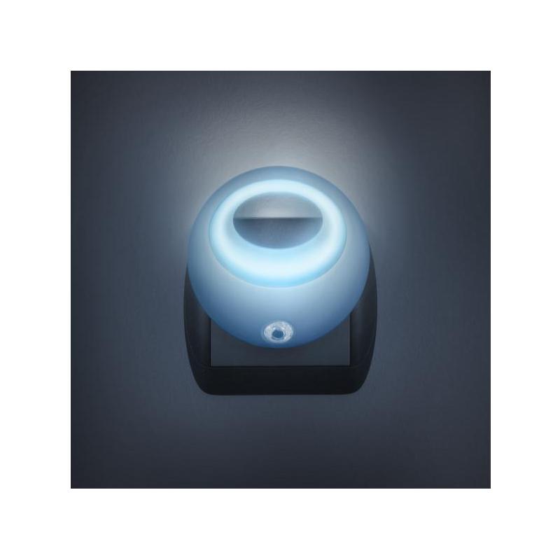 Phenom Lampa de veghe cu LED si senzor de lumina - albastra