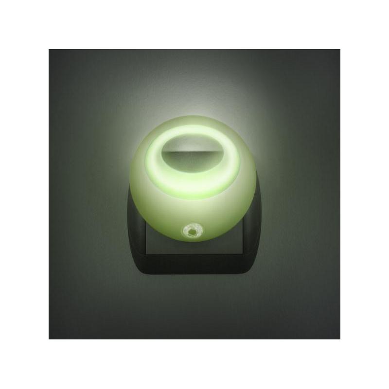 Phenom Lampa de veghe cu LED si senzor de lumina - verde