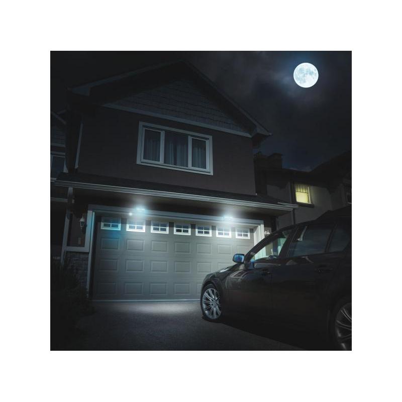 Phenom Reflector solar cu LED, cu senzor de mişcare şi de lumină - NEGRU